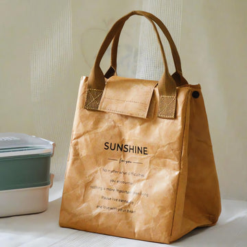 Dark Academia Paper Look Handbag - KAYSMAR