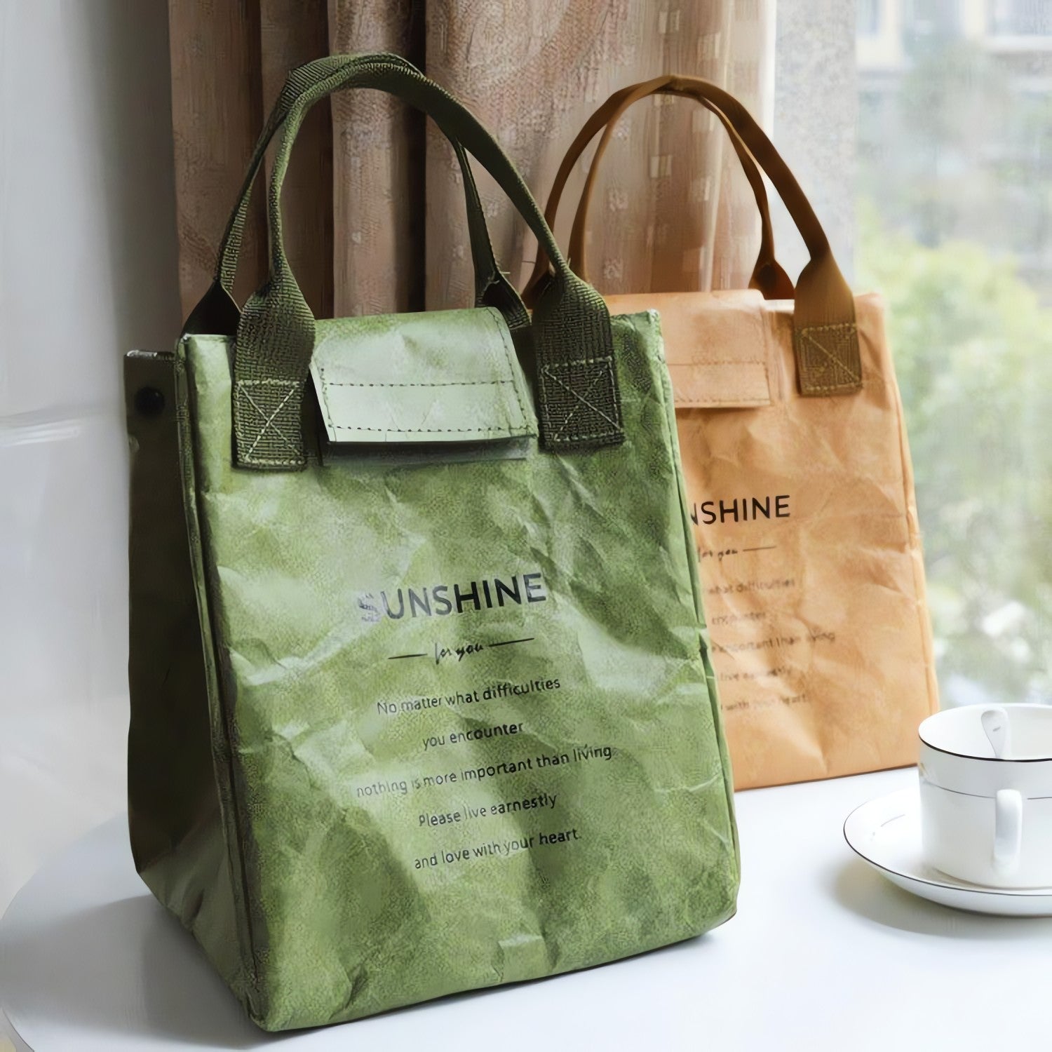 Dark Academia Paper Look Handbag - KAYSMAR