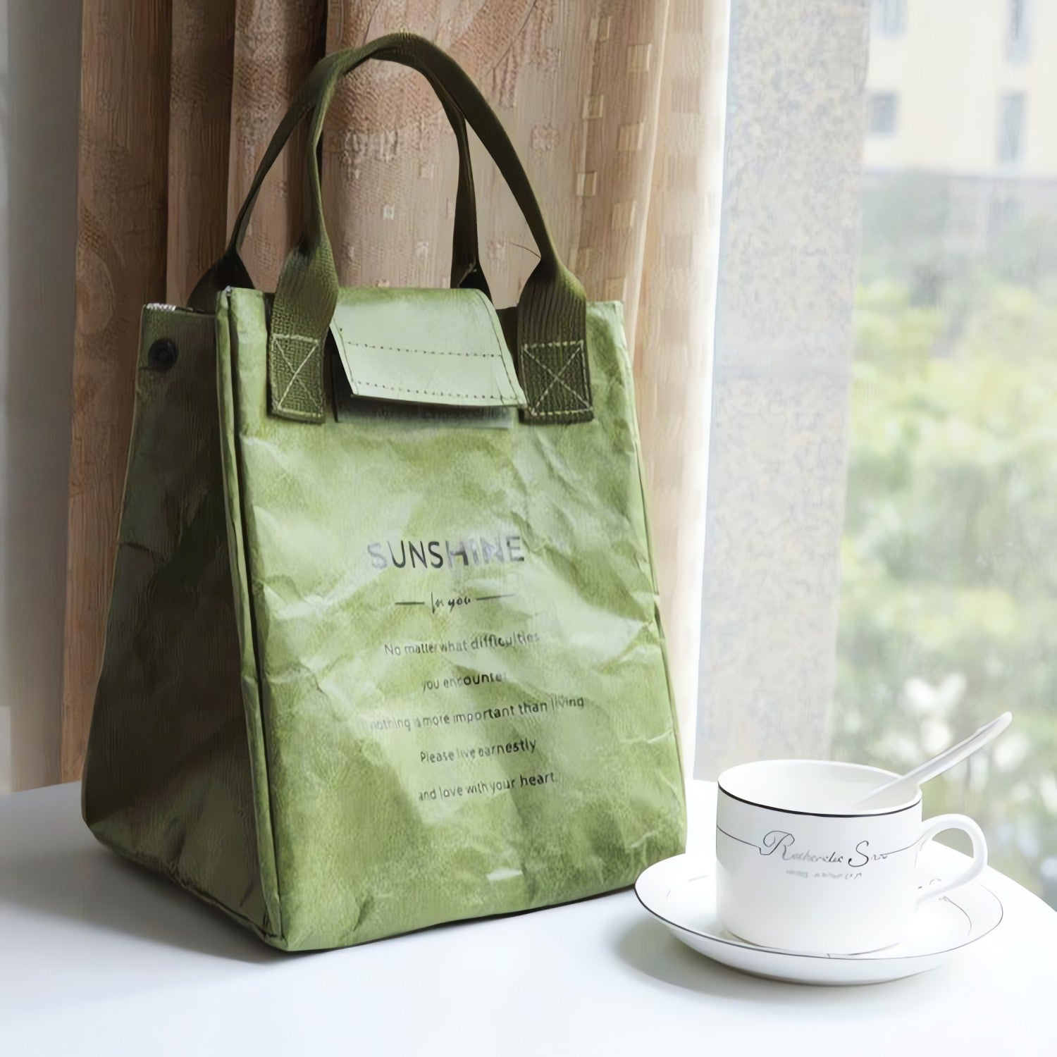 Dark Academia Paper Look Handbag - KAYSMAR