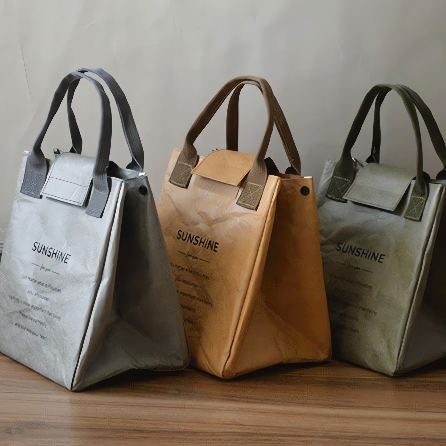 Dark Academia Paper Look Handbag - KAYSMAR