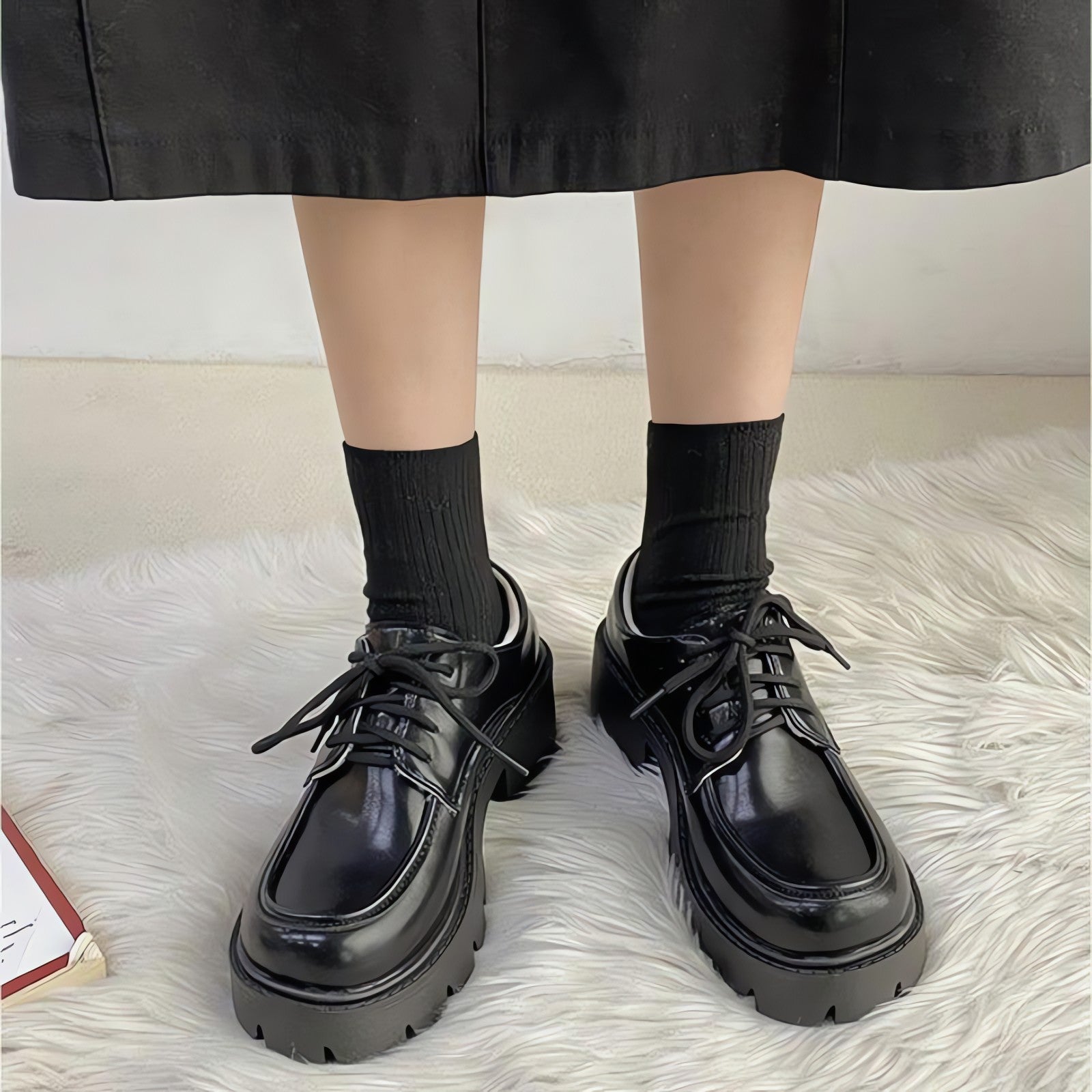 Dark Academia Platform Shoes - KAYSMAR
