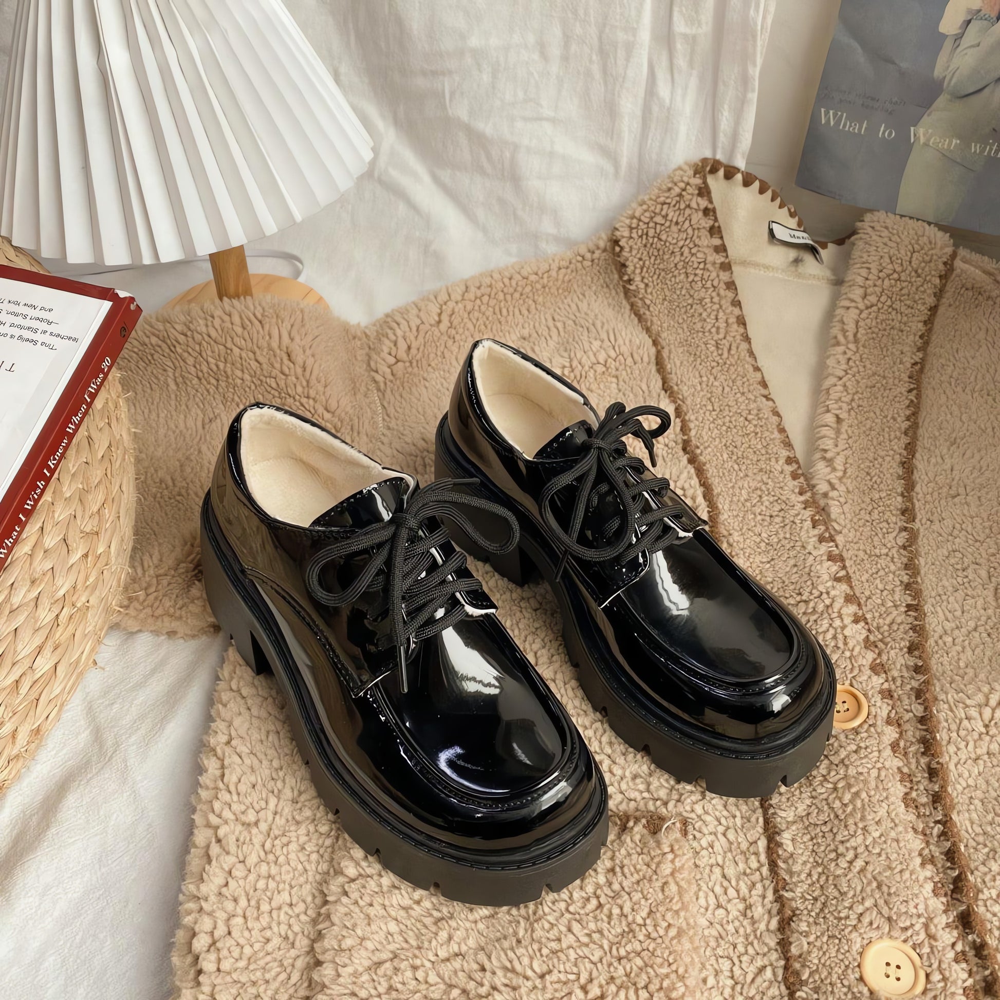 Dark Academia Platform Shoes - KAYSMAR