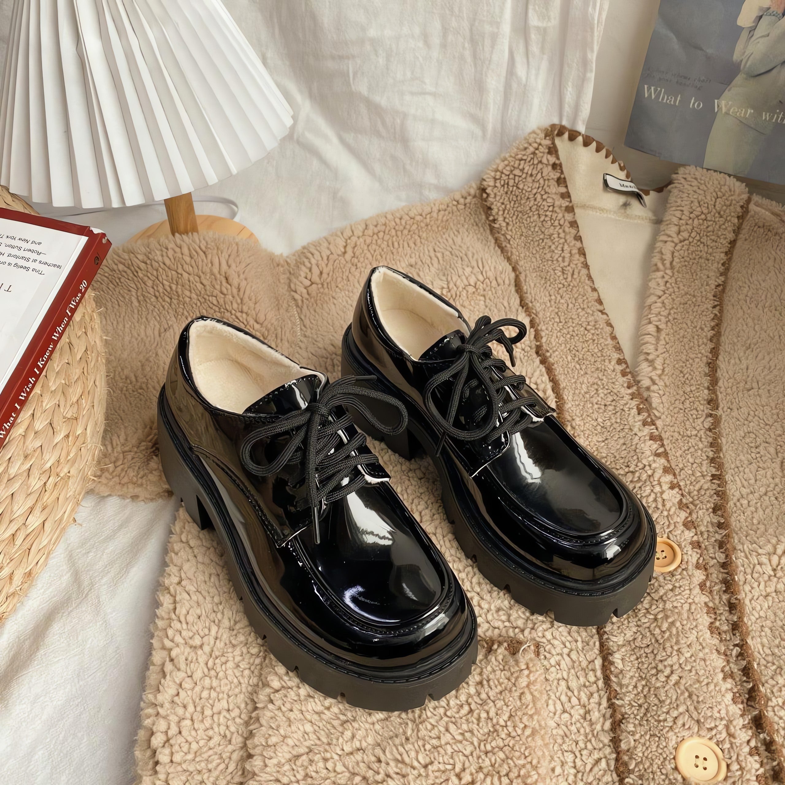 Dark Academia Platform Shoes - KAYSMAR