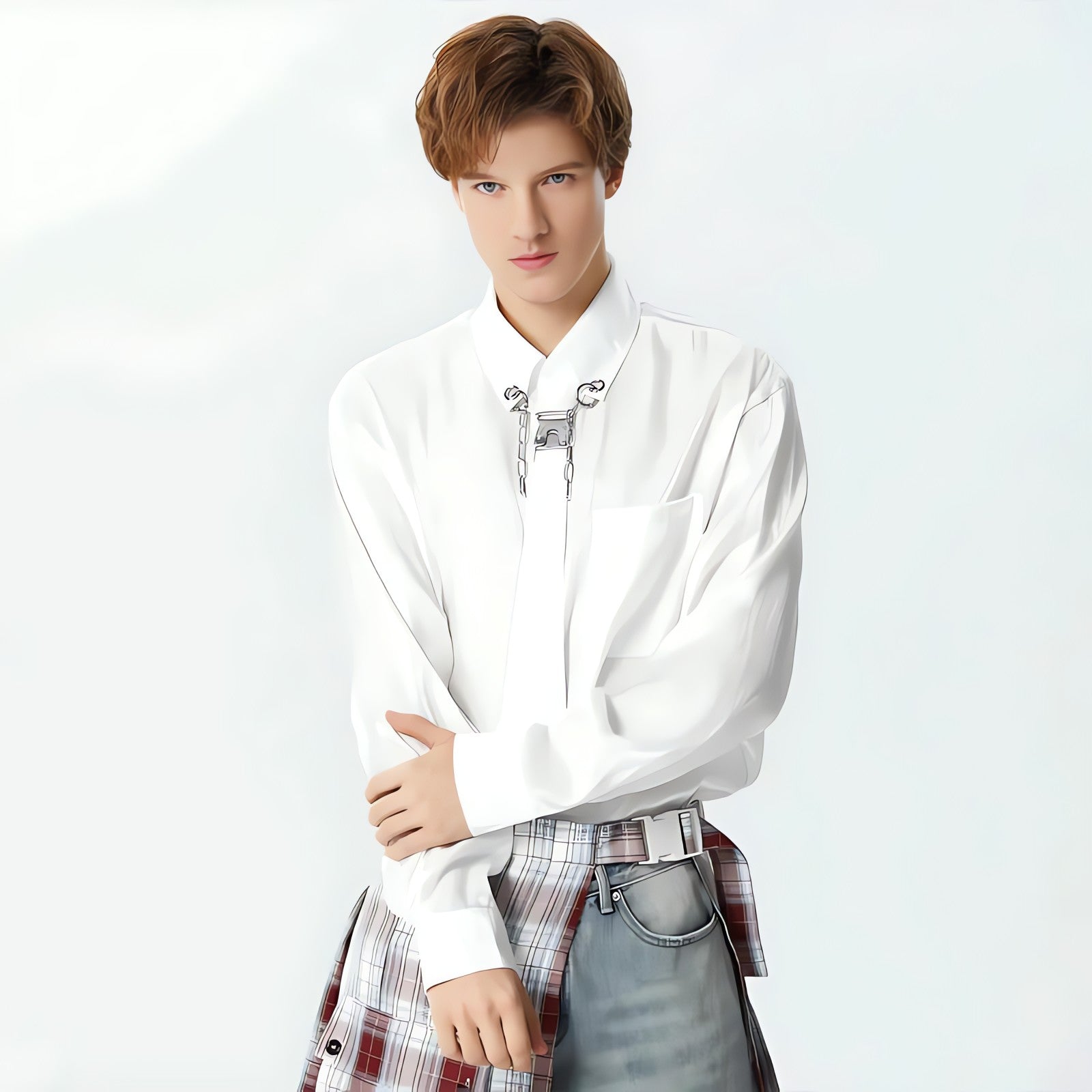 Detachable Tie Shirt - KAYSMAR