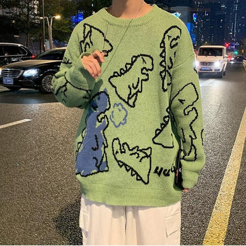 Dinosaur Knitted Sweater - KAYSMAR