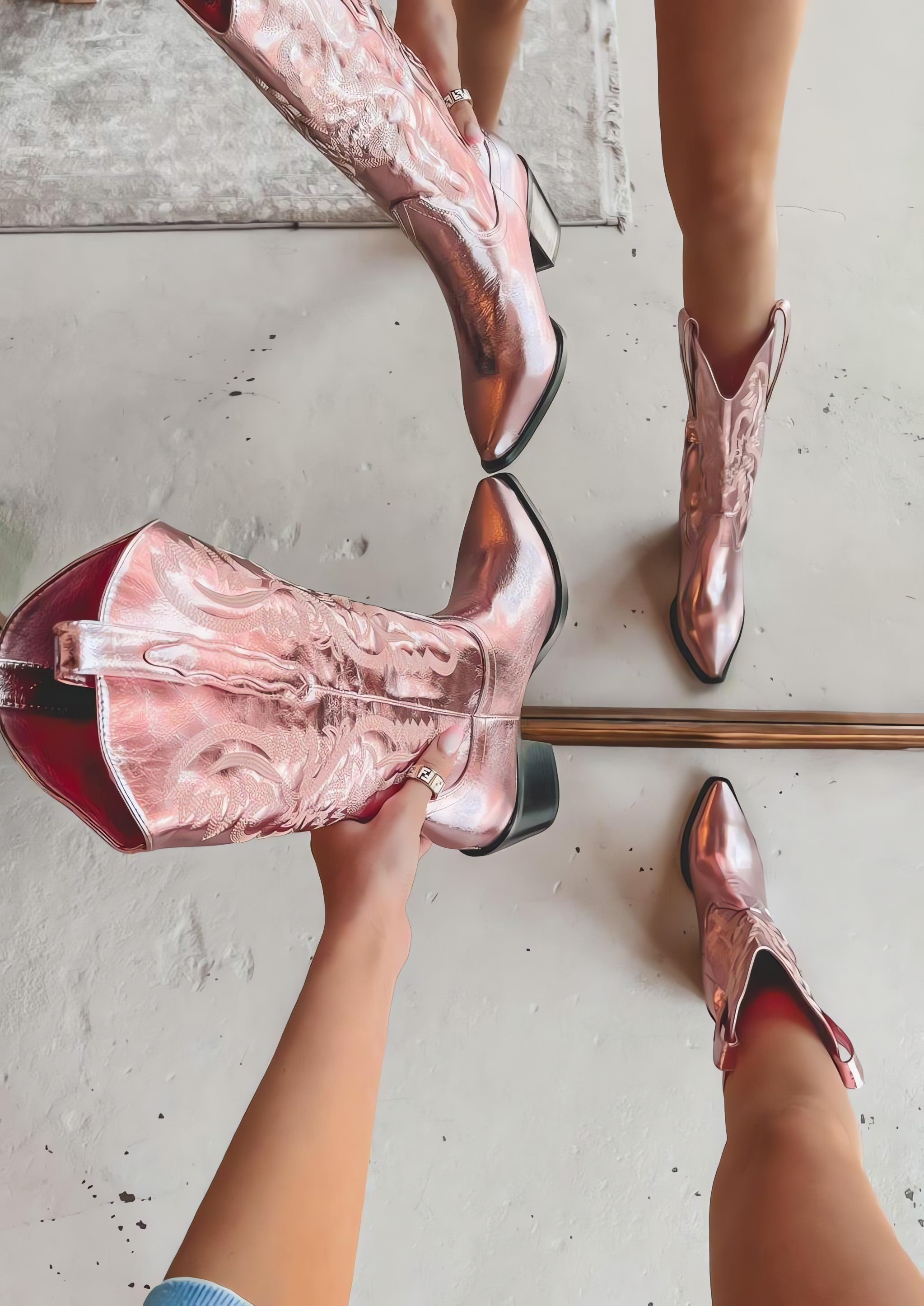 Disco Cowgirl Boots - KAYSMAR