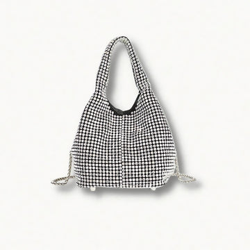 Disco Cowgirl Silver Rhinestone Handbag - KAYSMAR