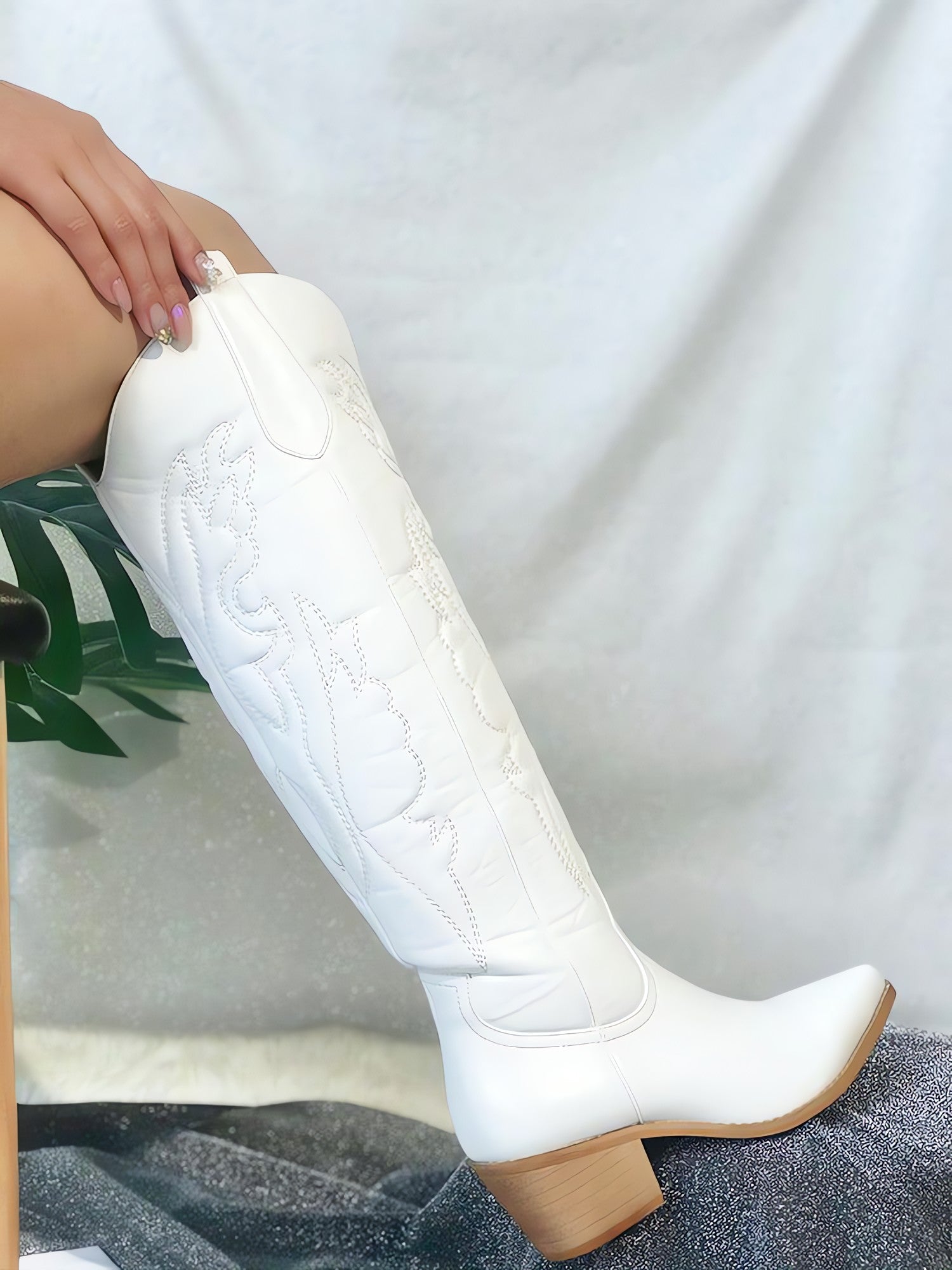 Disco Cowgirl Western Knee-High Boots - KAYSMAR