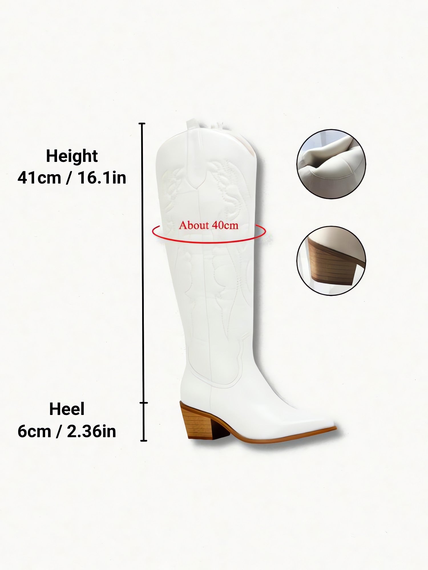 Disco Cowgirl Western Knee-High Boots - KAYSMAR