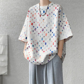 Distressed Linen Tee - KAYSMAR