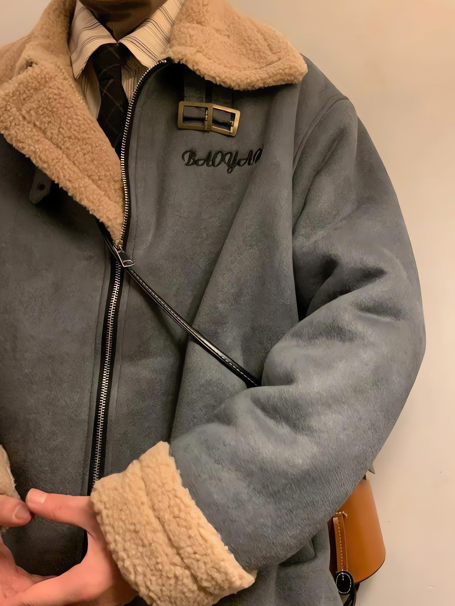 Double-Faced Zip-Up Jacket - KAYSMAR