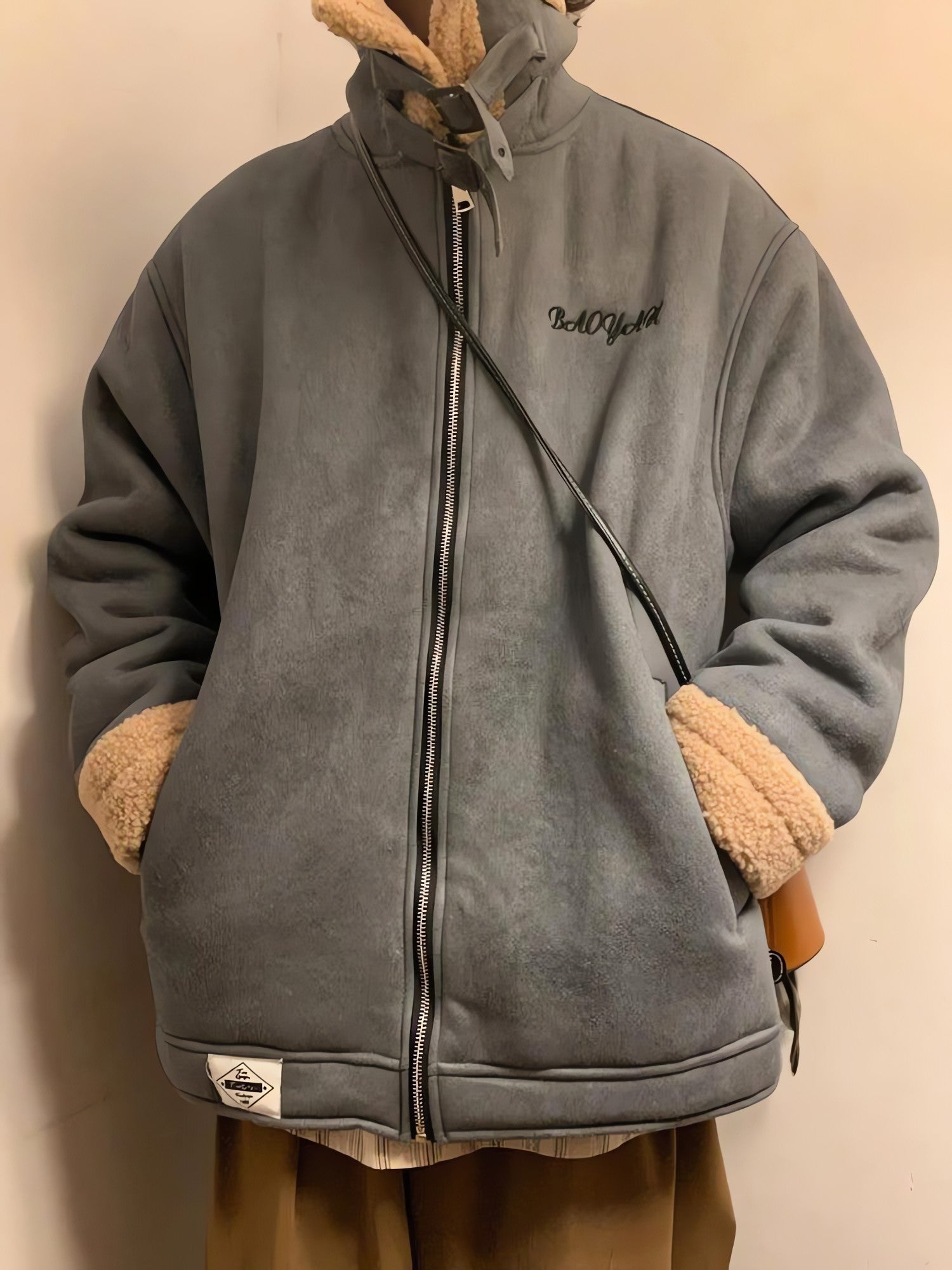 Double-Faced Zip-Up Jacket - KAYSMAR