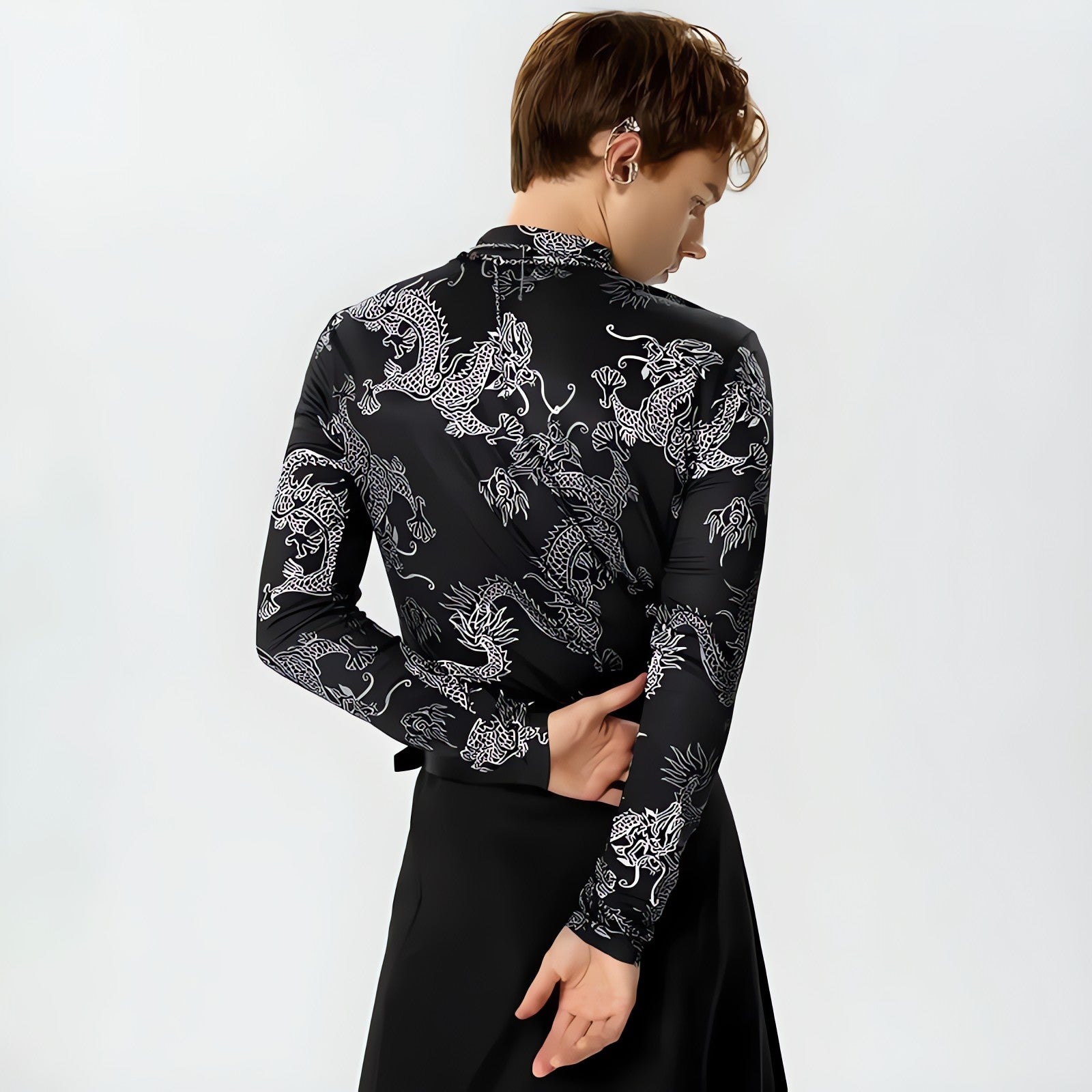 Dragon High Neck Top - KAYSMAR