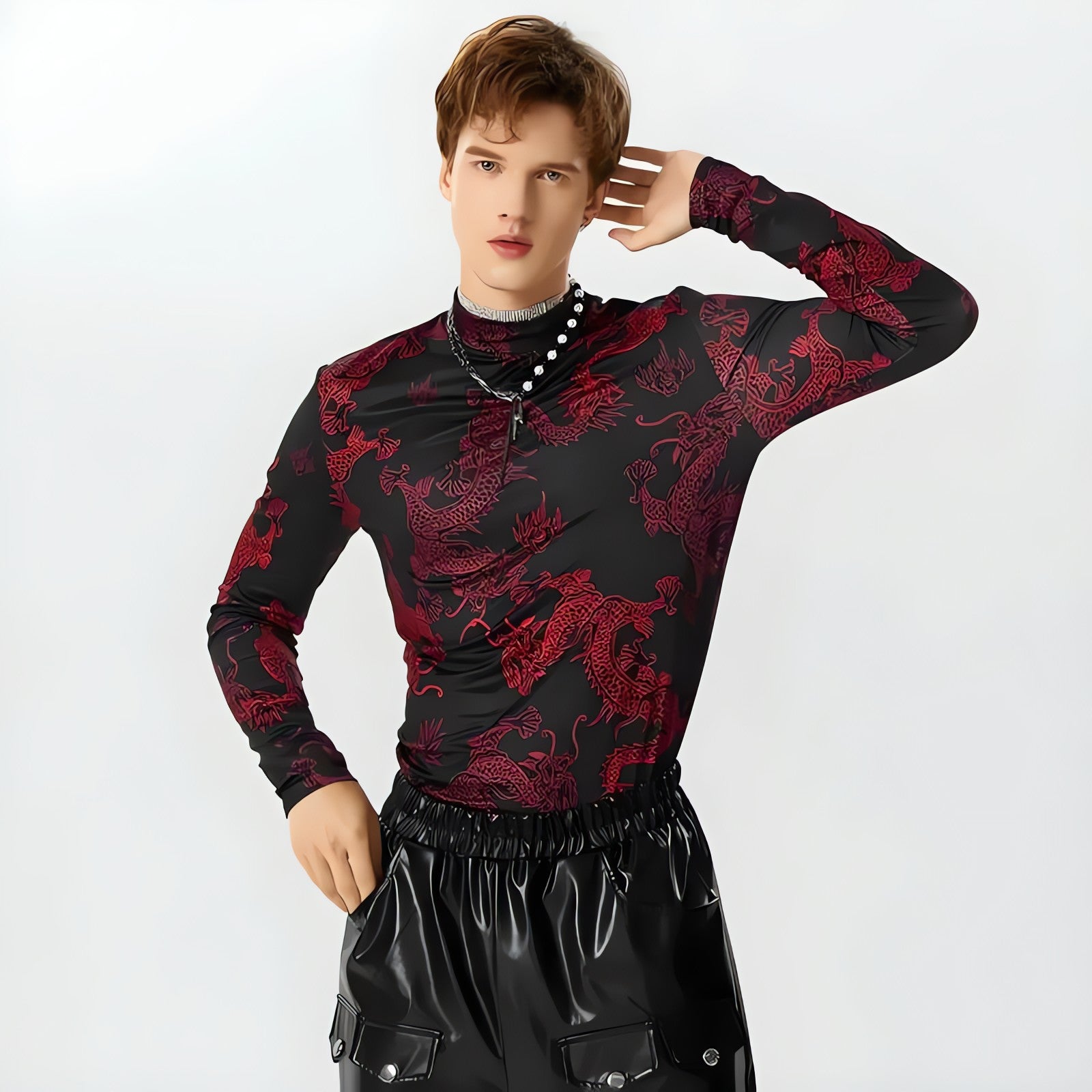 Dragon High Neck Top - KAYSMAR