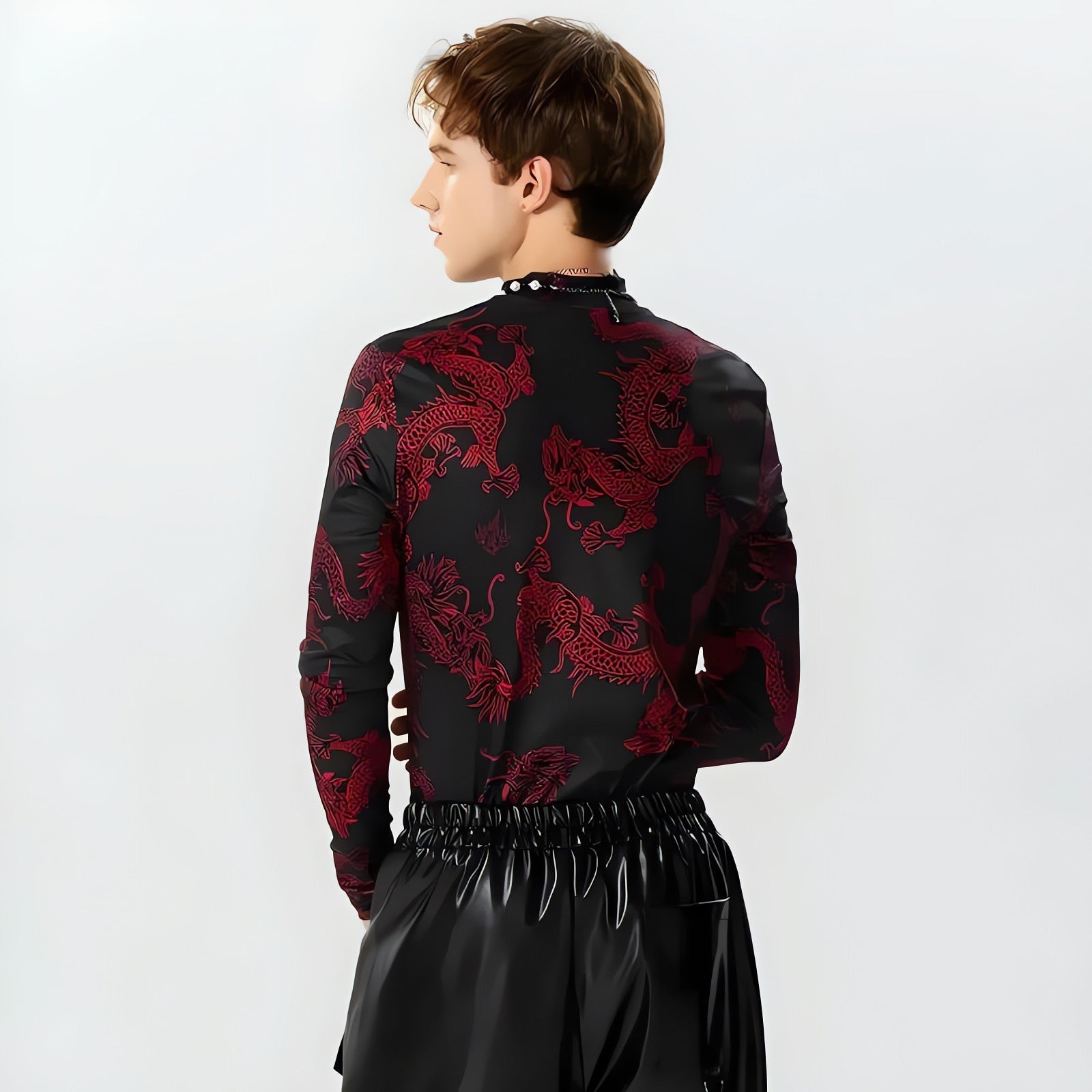 Dragon High Neck Top - KAYSMAR