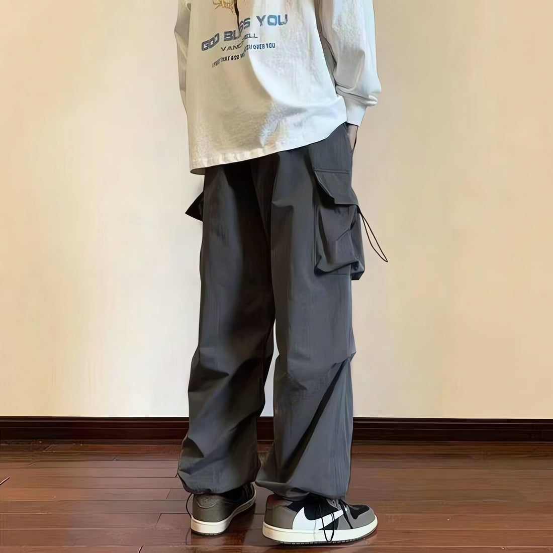 Drawstring Cargo Pants - KAYSMAR