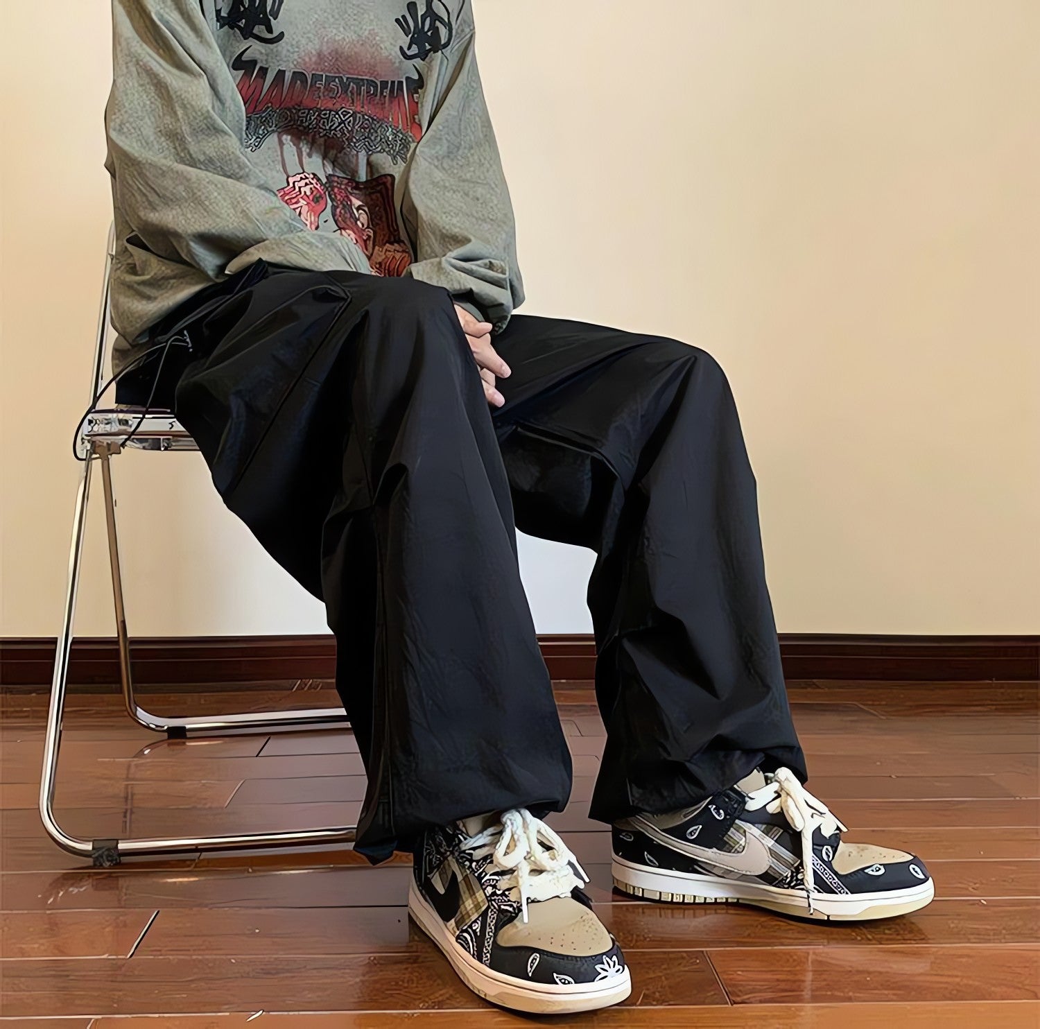 Drawstring Cargo Pants - KAYSMAR