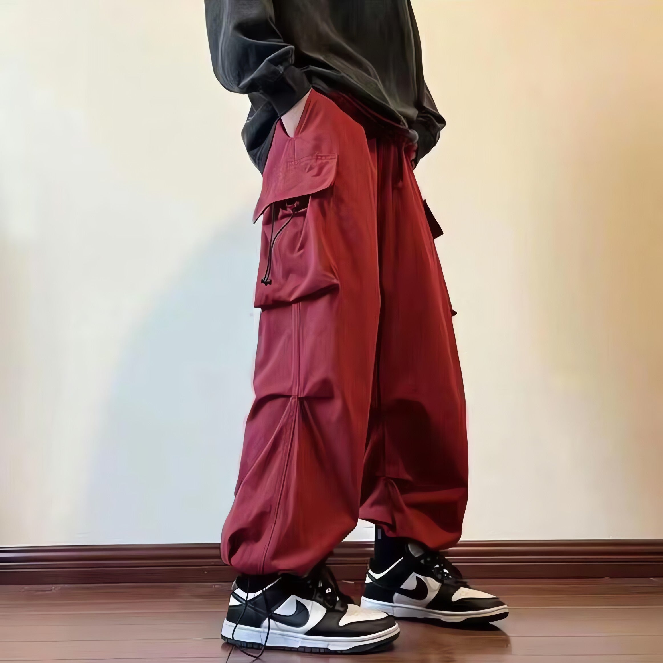 Drawstring Cargo Pants - KAYSMAR