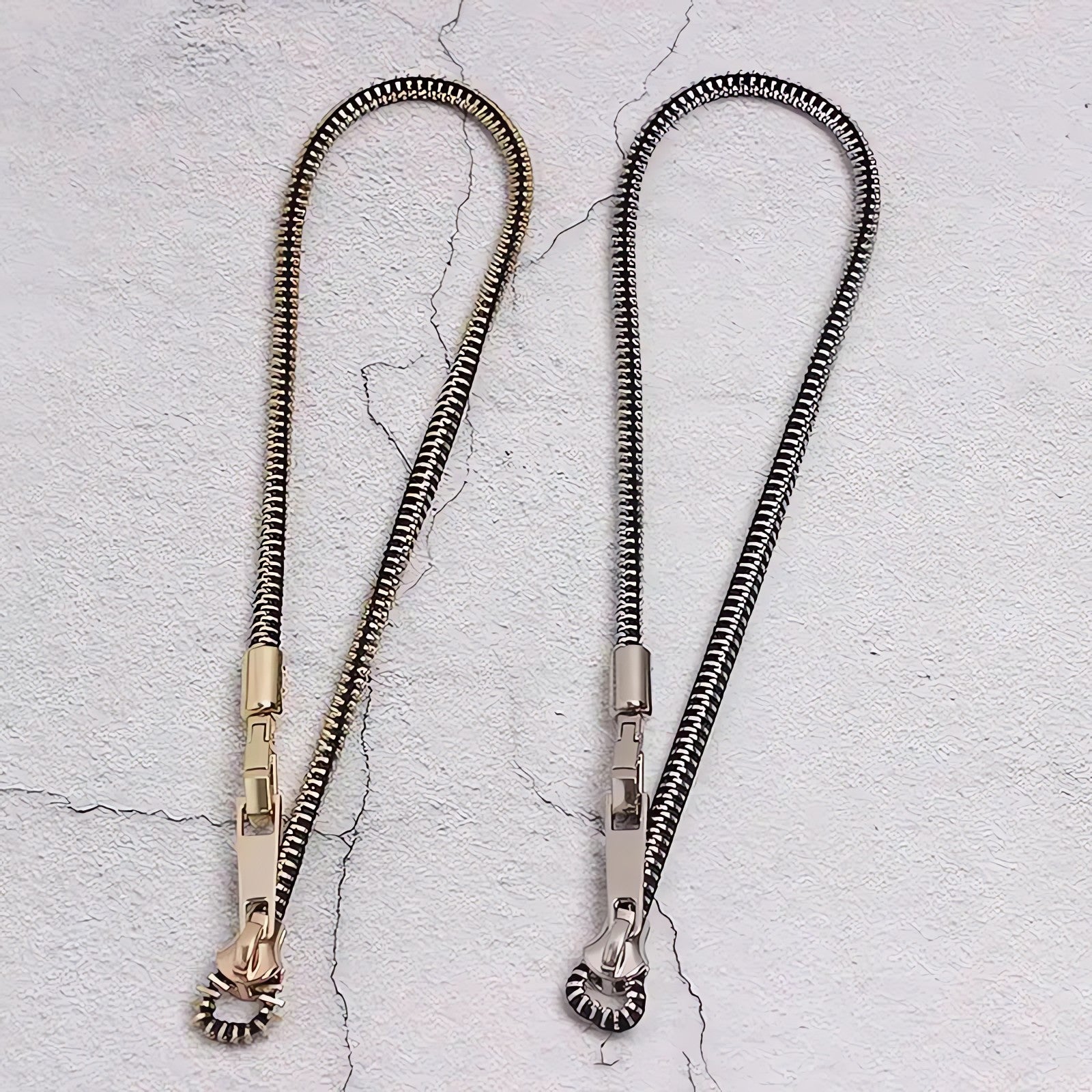 Edgy Adjustable Zipper Necklace - KAYSMAR