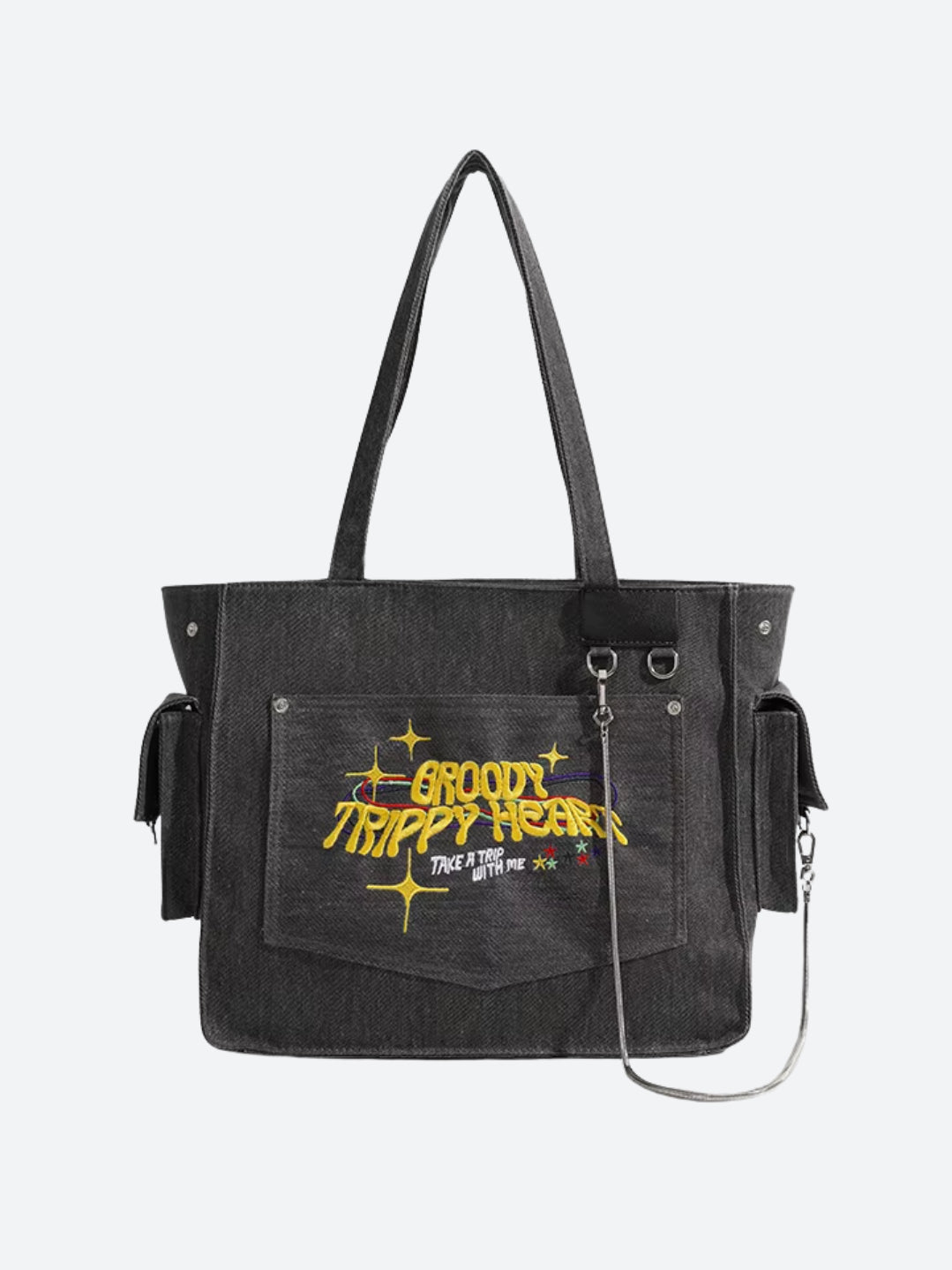 Embroidered Shoulder Bag - KAYSMAR