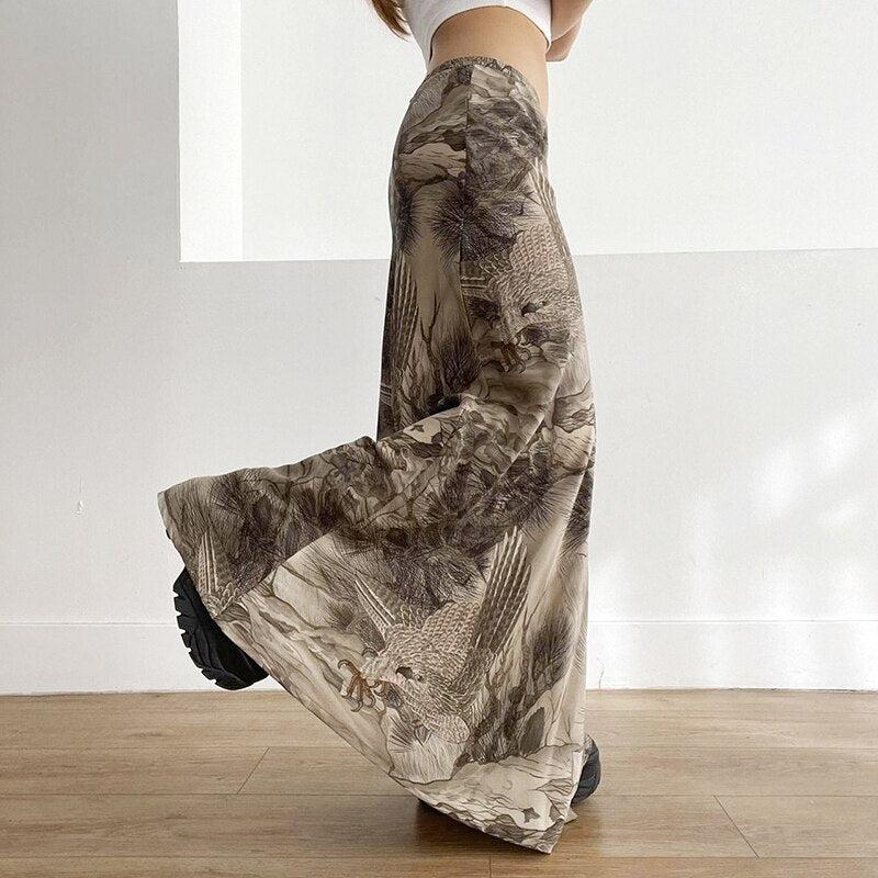 Fairy Grunge Forest Maxi Skirt - KAYSMAR