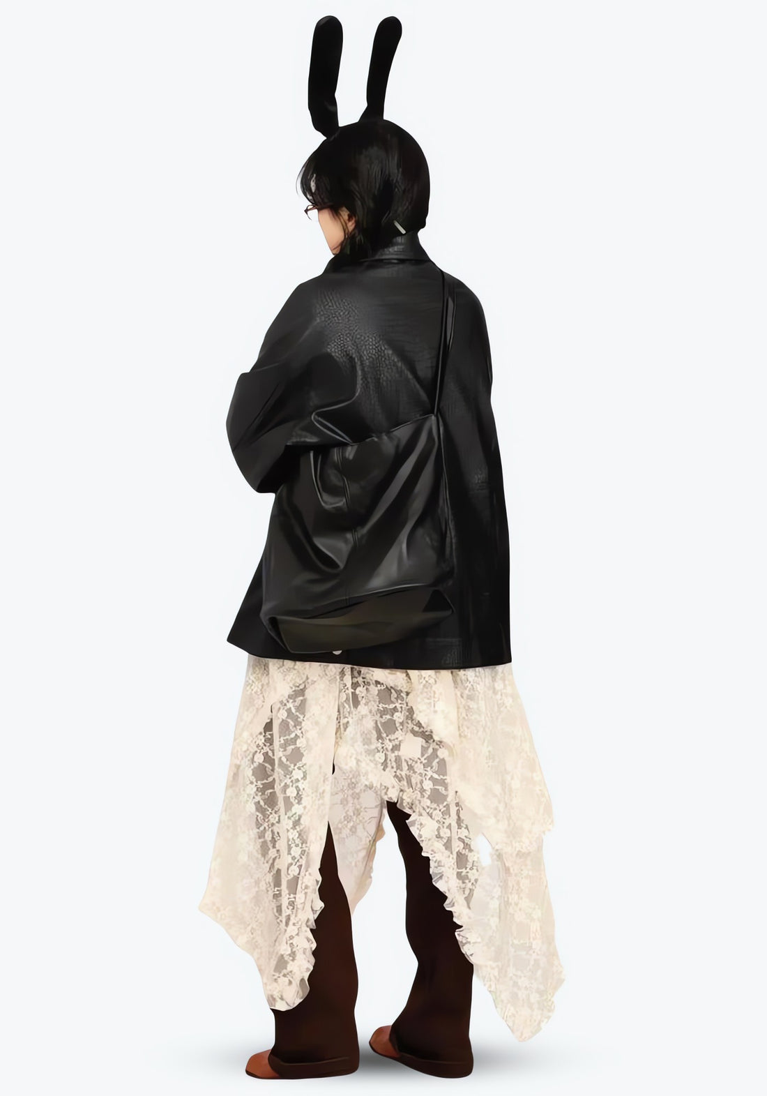 Fairy Grunge Lace Midi Skirt - KAYSMAR