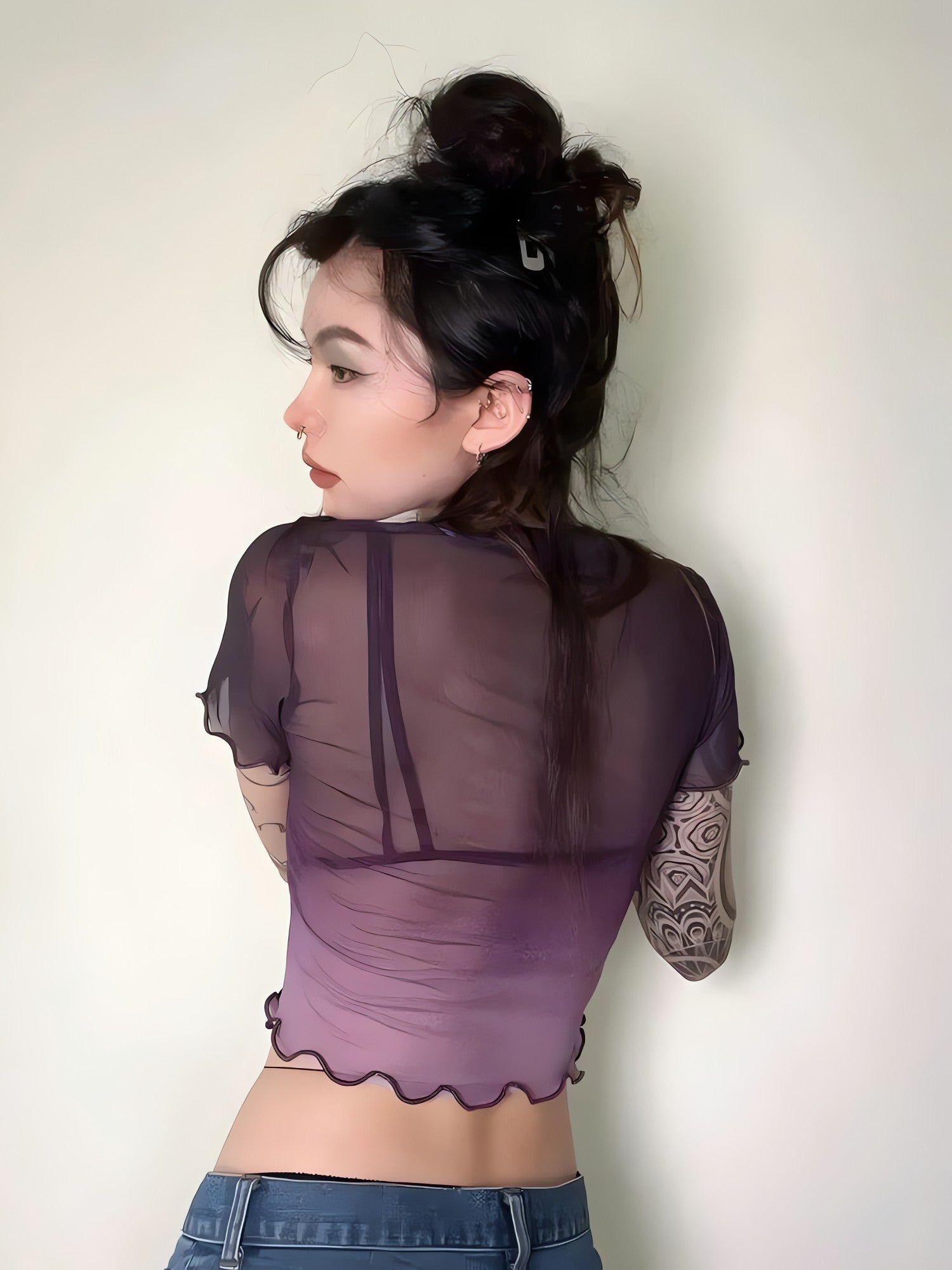 Fairycore Lily Sheer Top - KAYSMAR