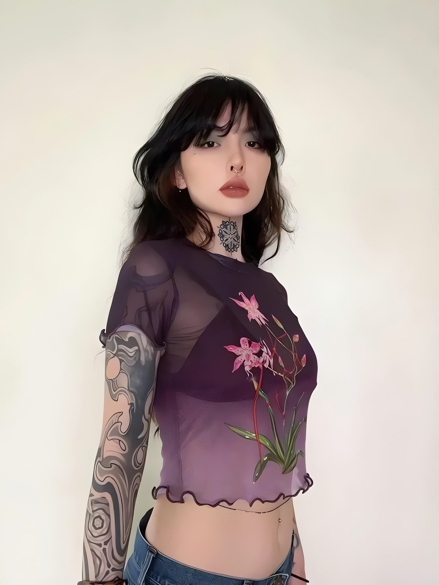 Fairycore Lily Sheer Top - KAYSMAR