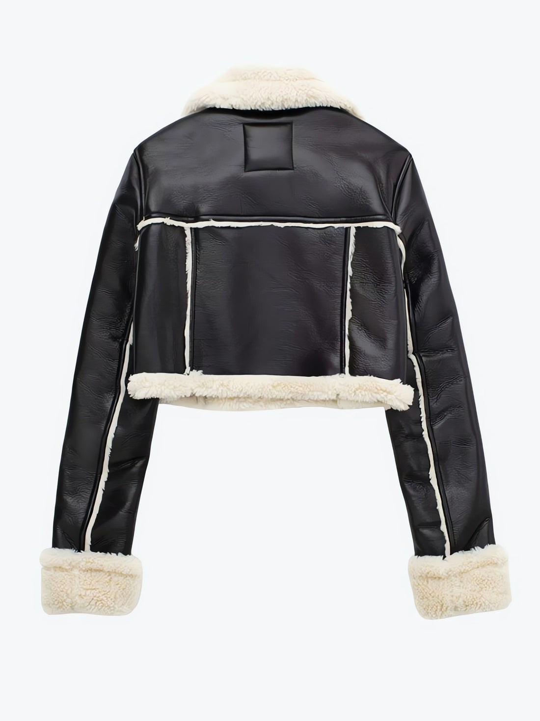 Faux Fur Lined Biker Jacket - KAYSMAR