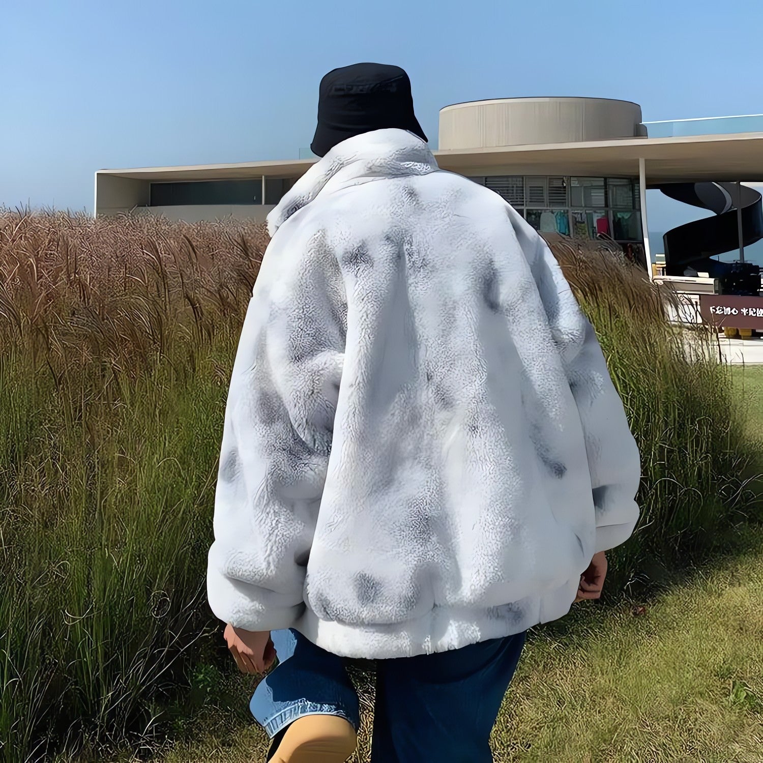 Faux Fur Zip-Up Teddy Jacket - KAYSMAR