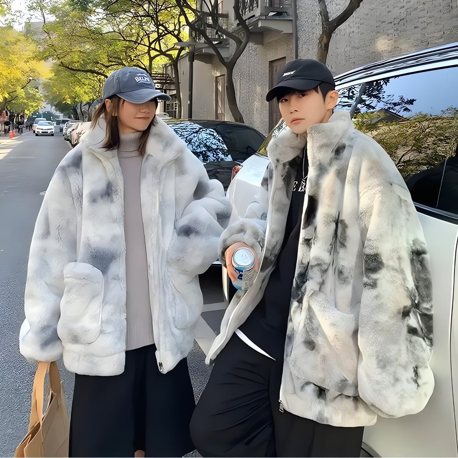 Faux Fur Zip-Up Teddy Jacket - KAYSMAR