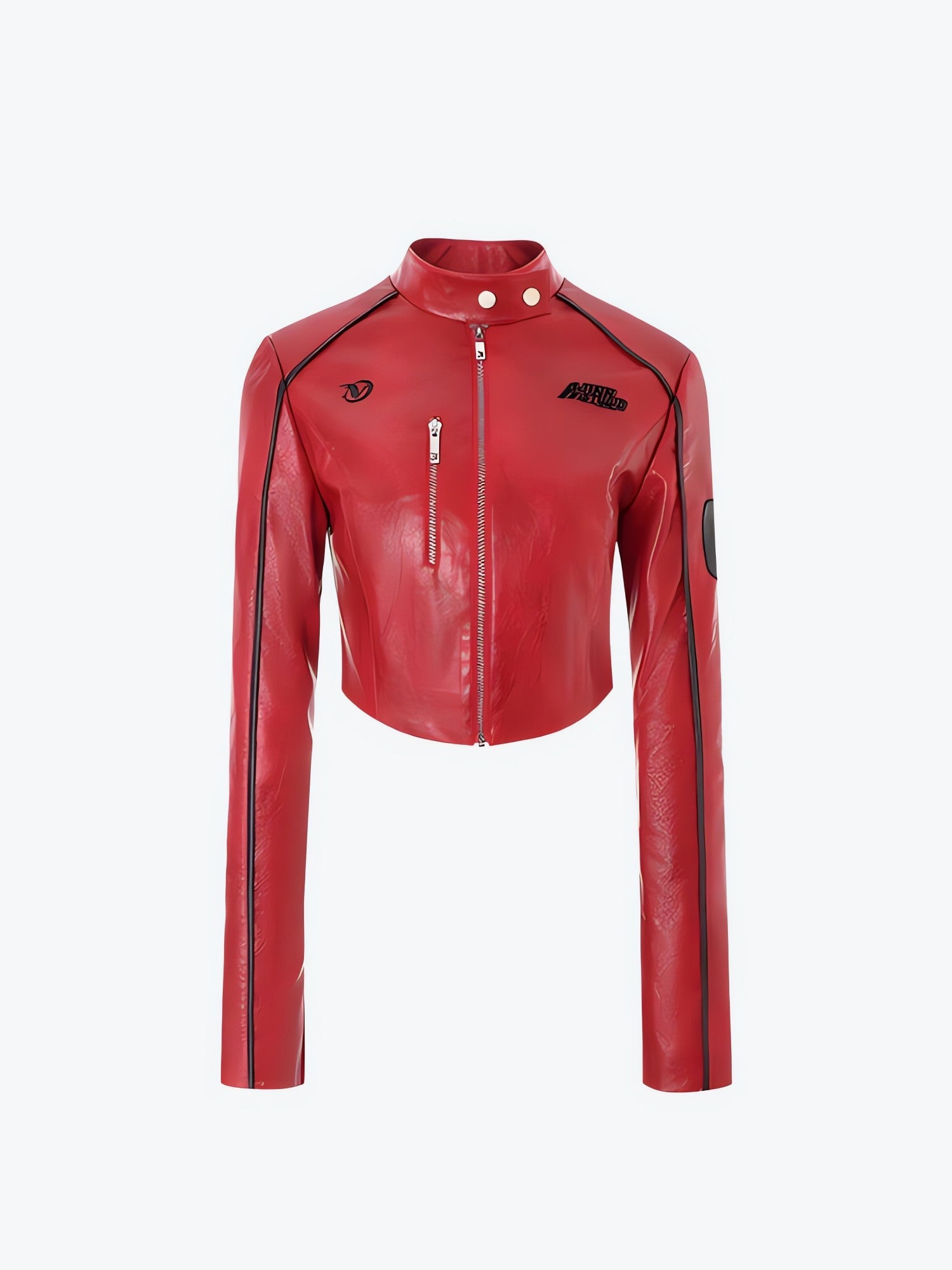 Faux Leather Biker Jacket - KAYSMAR