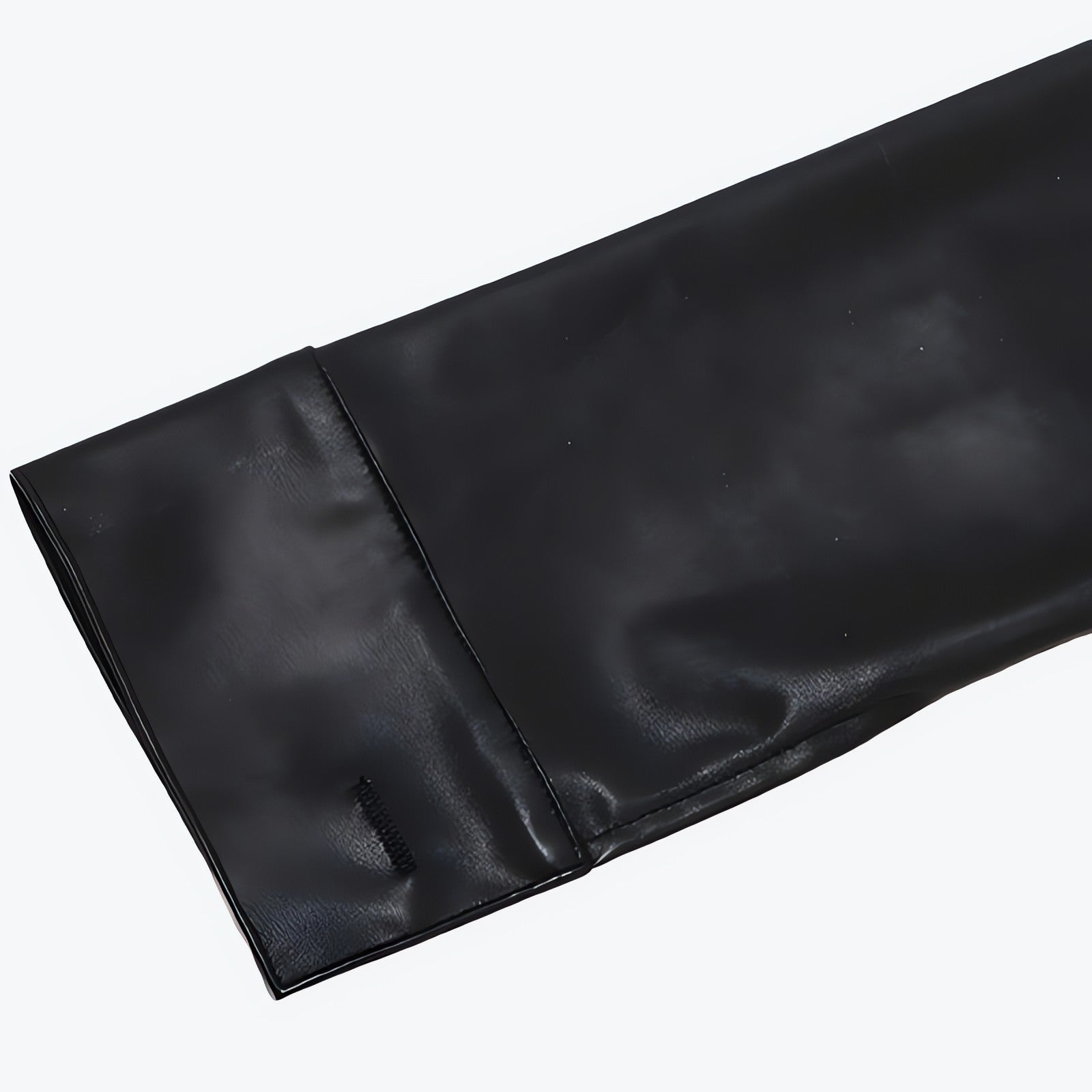 Faux Leather Cropped Jacket