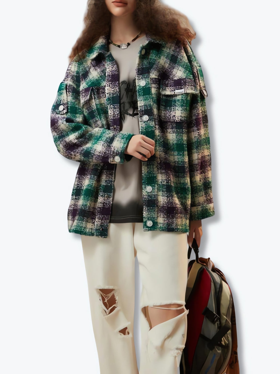 Flannel Shirt Jacket - KAYSMAR