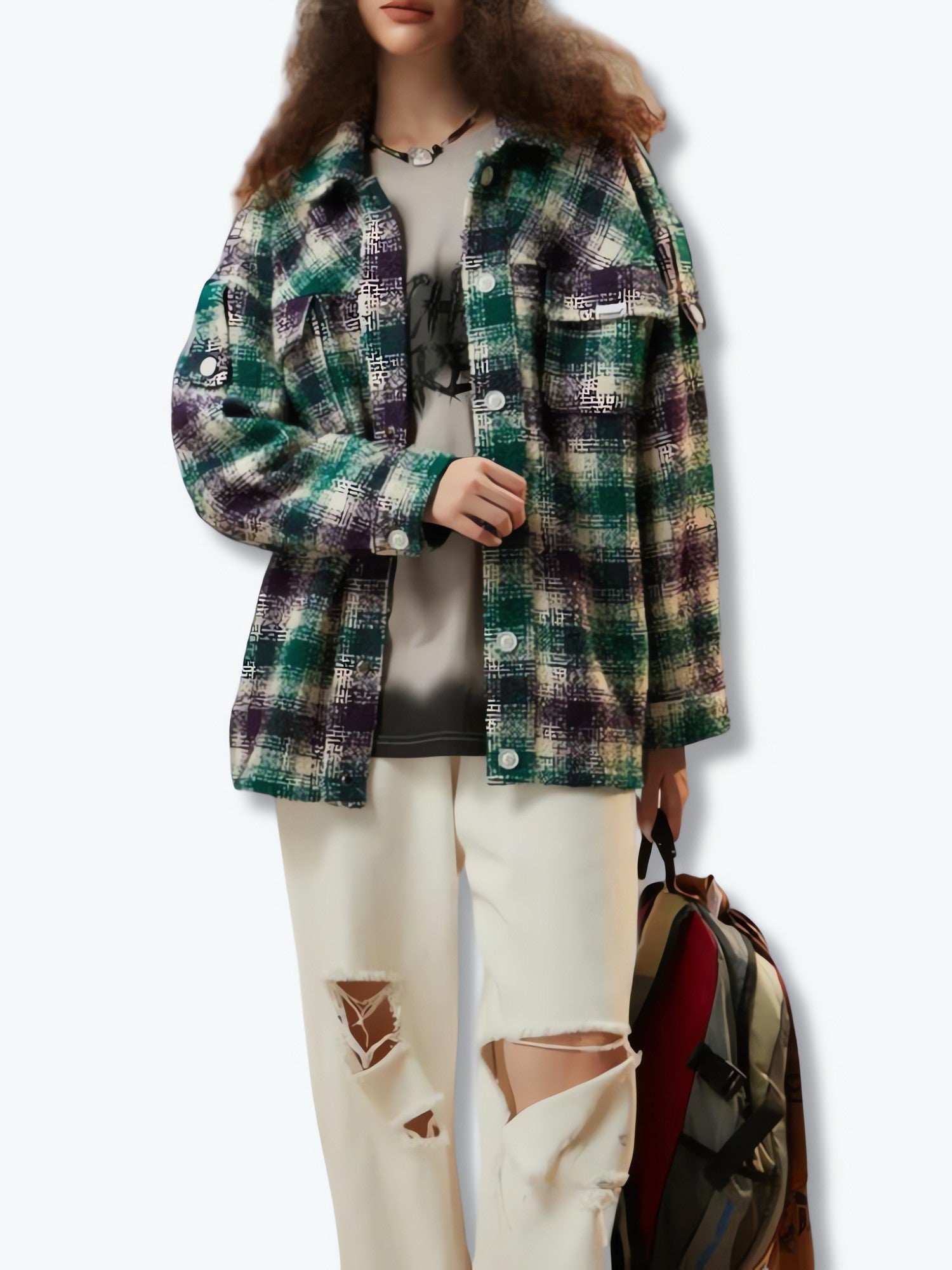 Flannel Shirt Jacket - KAYSMAR