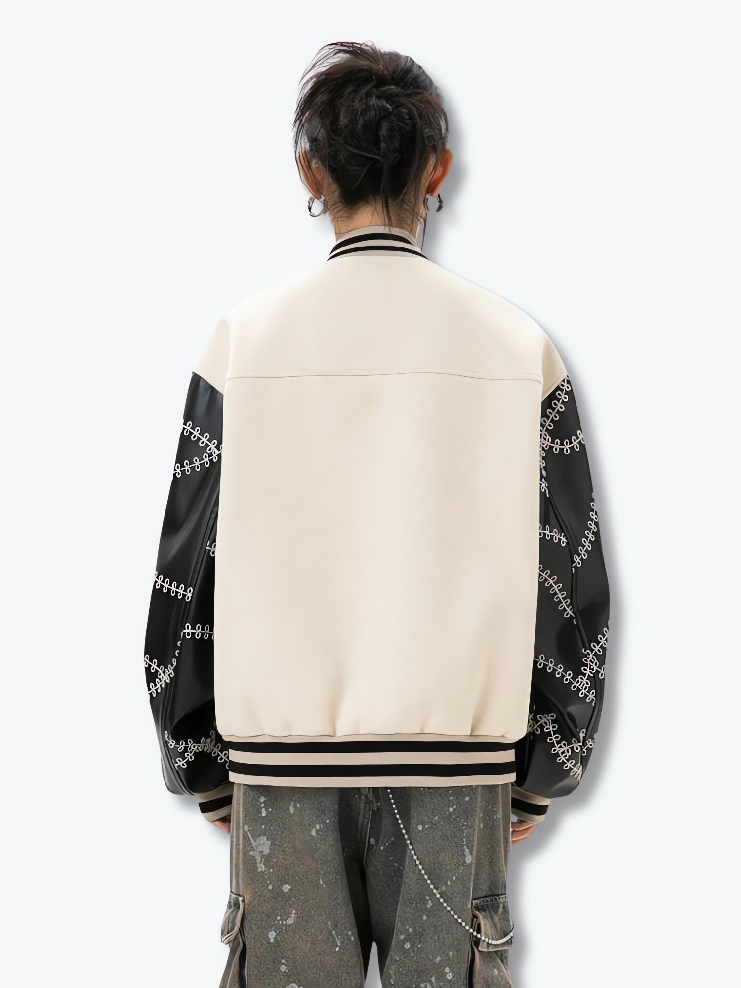 Floral Embroidered Bomber Jacket - KAYSMAR