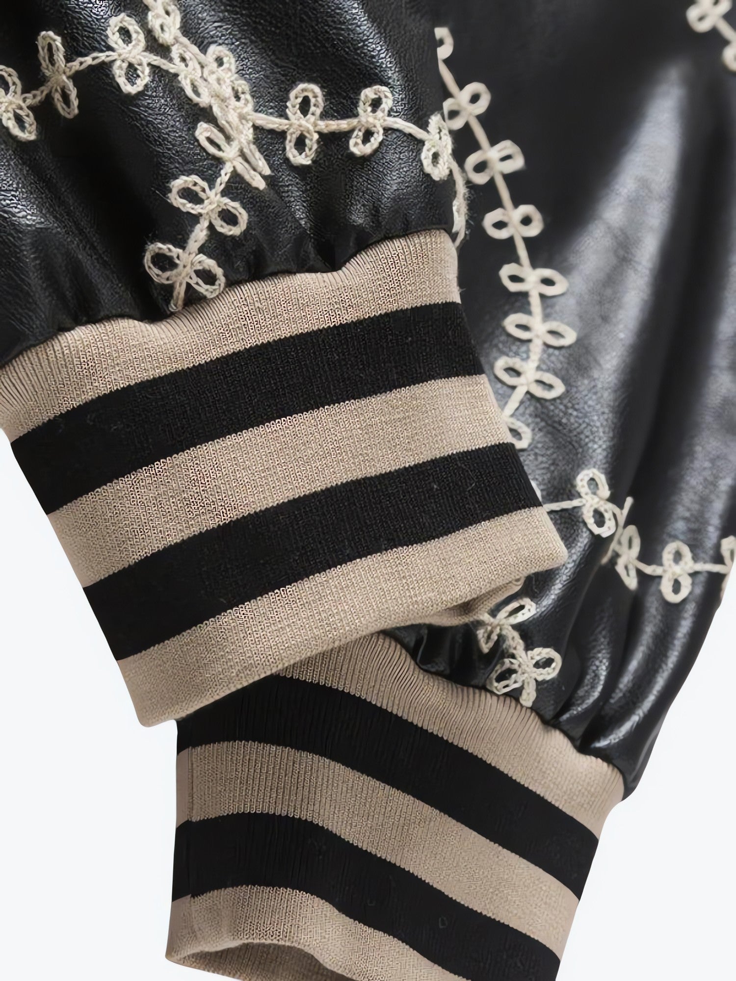 Floral Embroidered Bomber Jacket - KAYSMAR