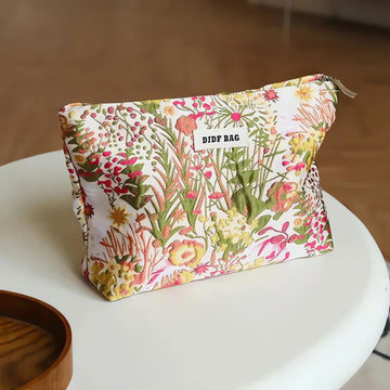 Floral Embroidered Makeup Bag - KAYSMAR