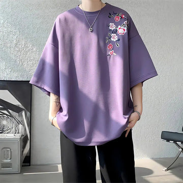 Floral Embroidered Tee - KAYSMAR