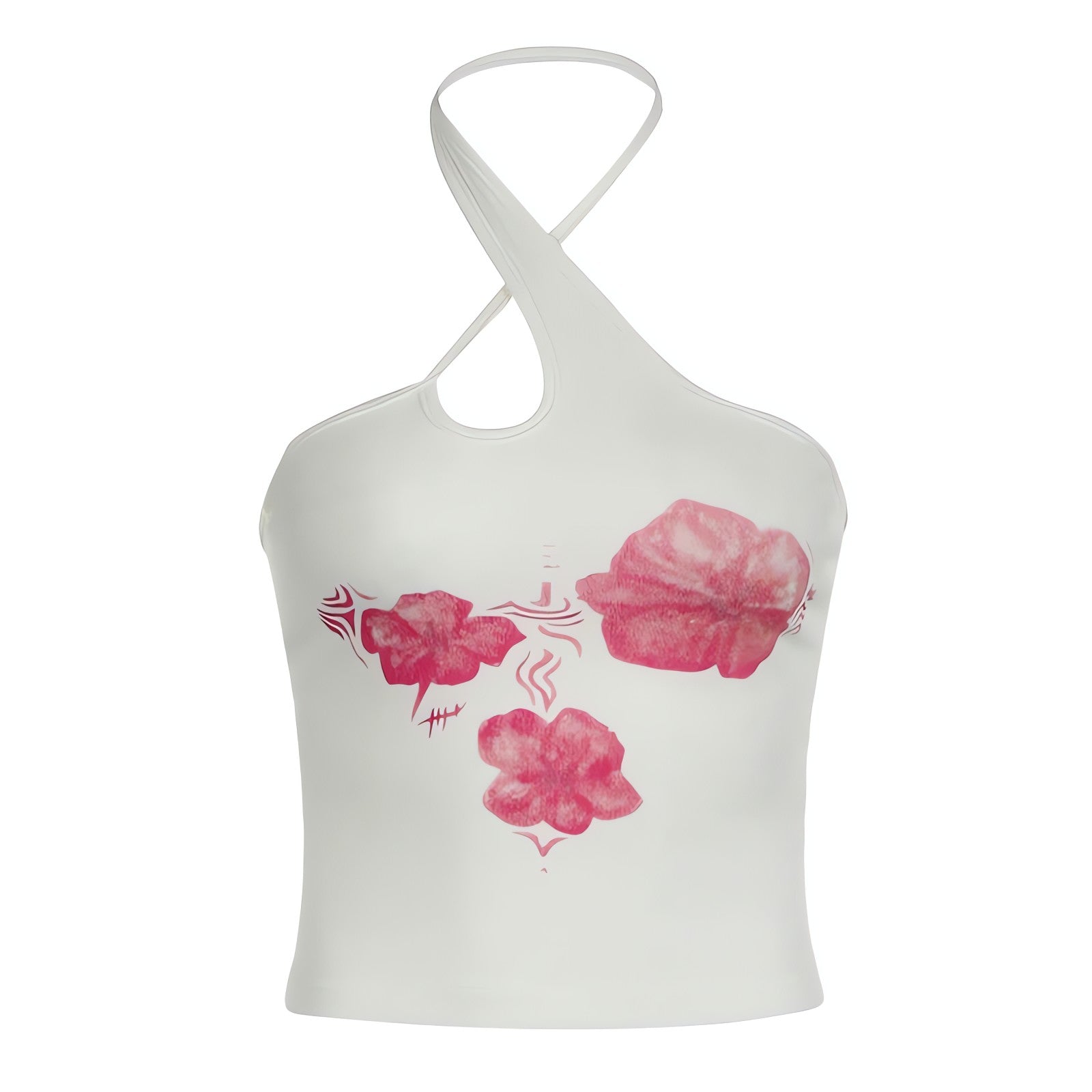 Floral Halter Neck Top - KAYSMAR