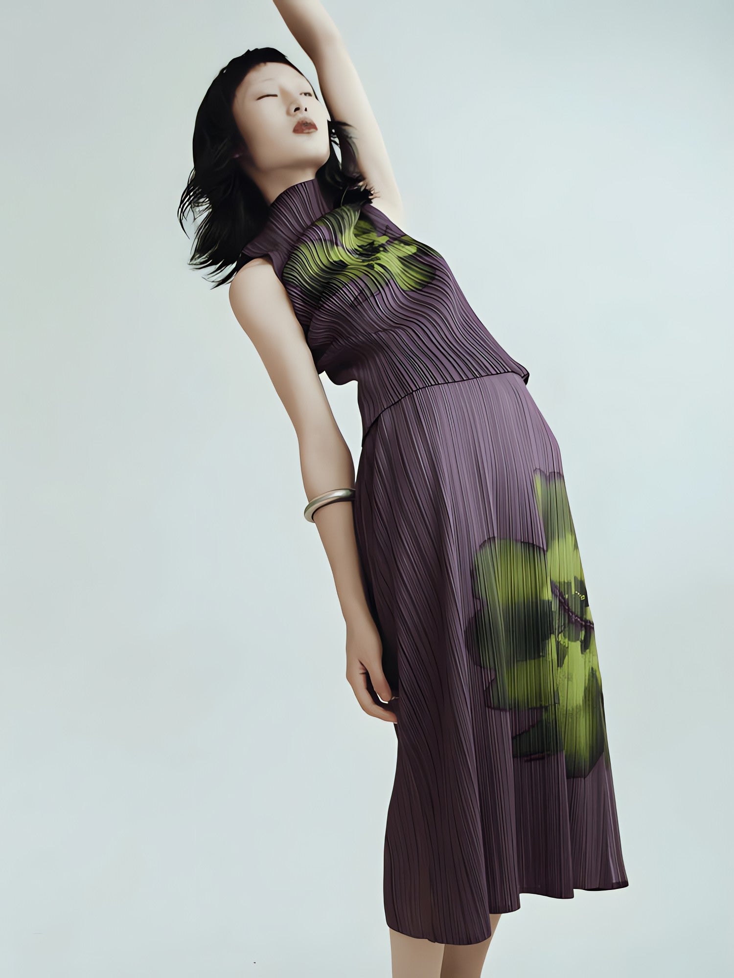 Floral Top & Midi Skirt Two Piece Set