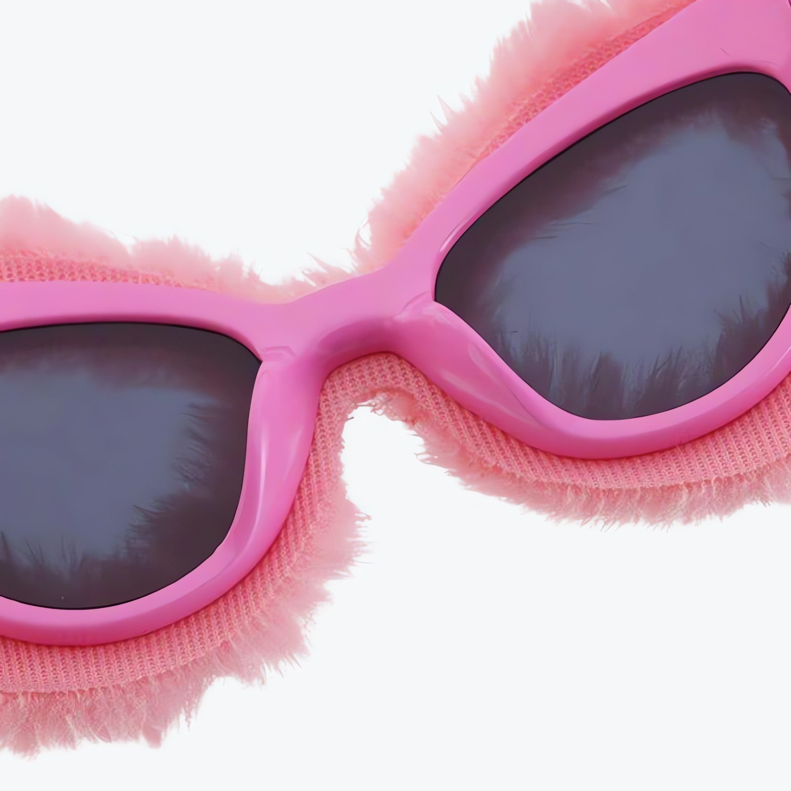 Fluffy Cat Eye Sunglasses - KAYSMAR
