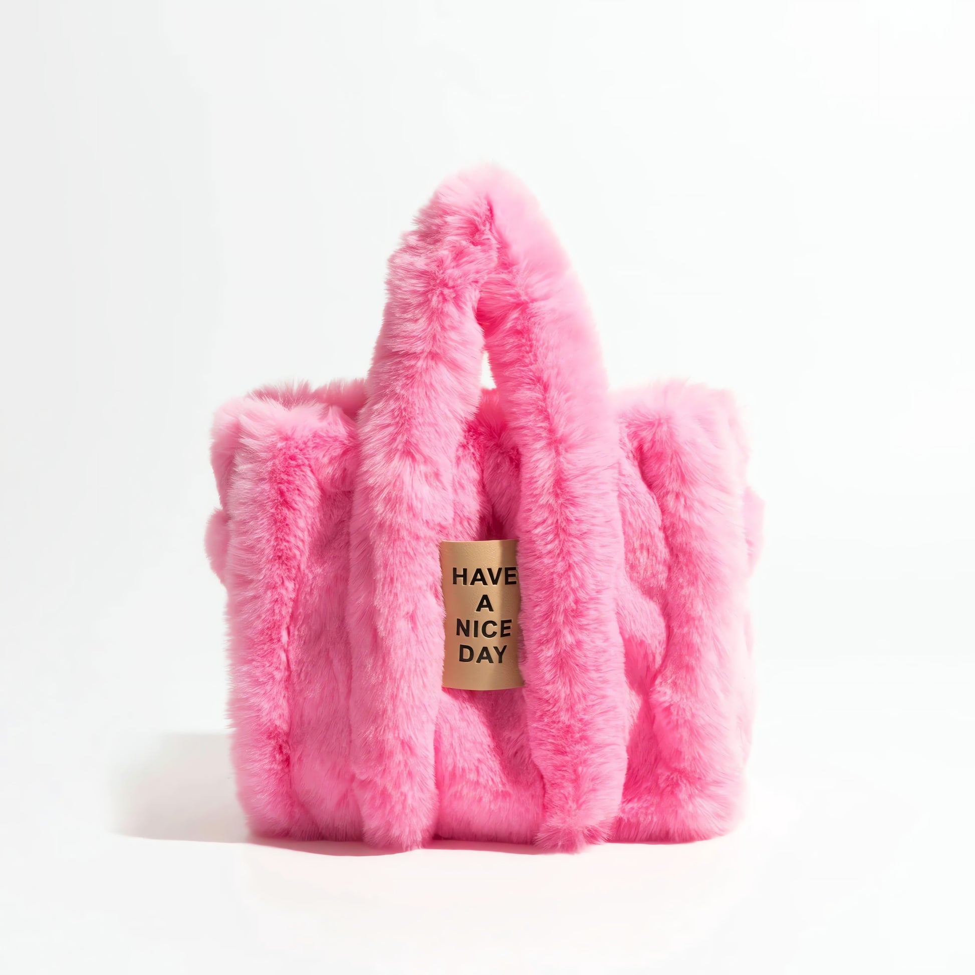 Fluffy Faux Fur Tote Bag - KAYSMAR