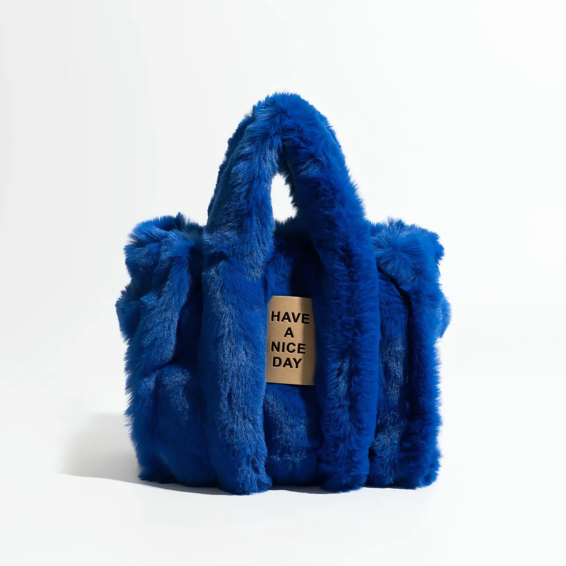 Fluffy Faux Fur Tote Bag - KAYSMAR