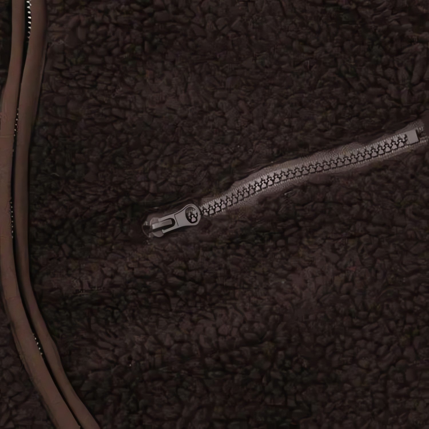 Funnel Neck Zip-Up Teddy Hoodie - KAYSMAR