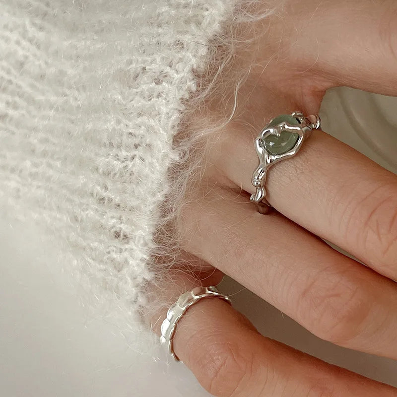 Gemstone Liquid Ring - KAYSMAR