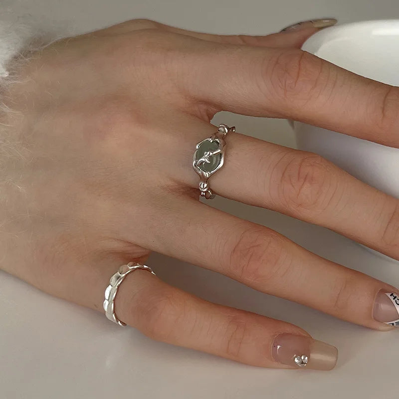 Gemstone Liquid Ring - KAYSMAR