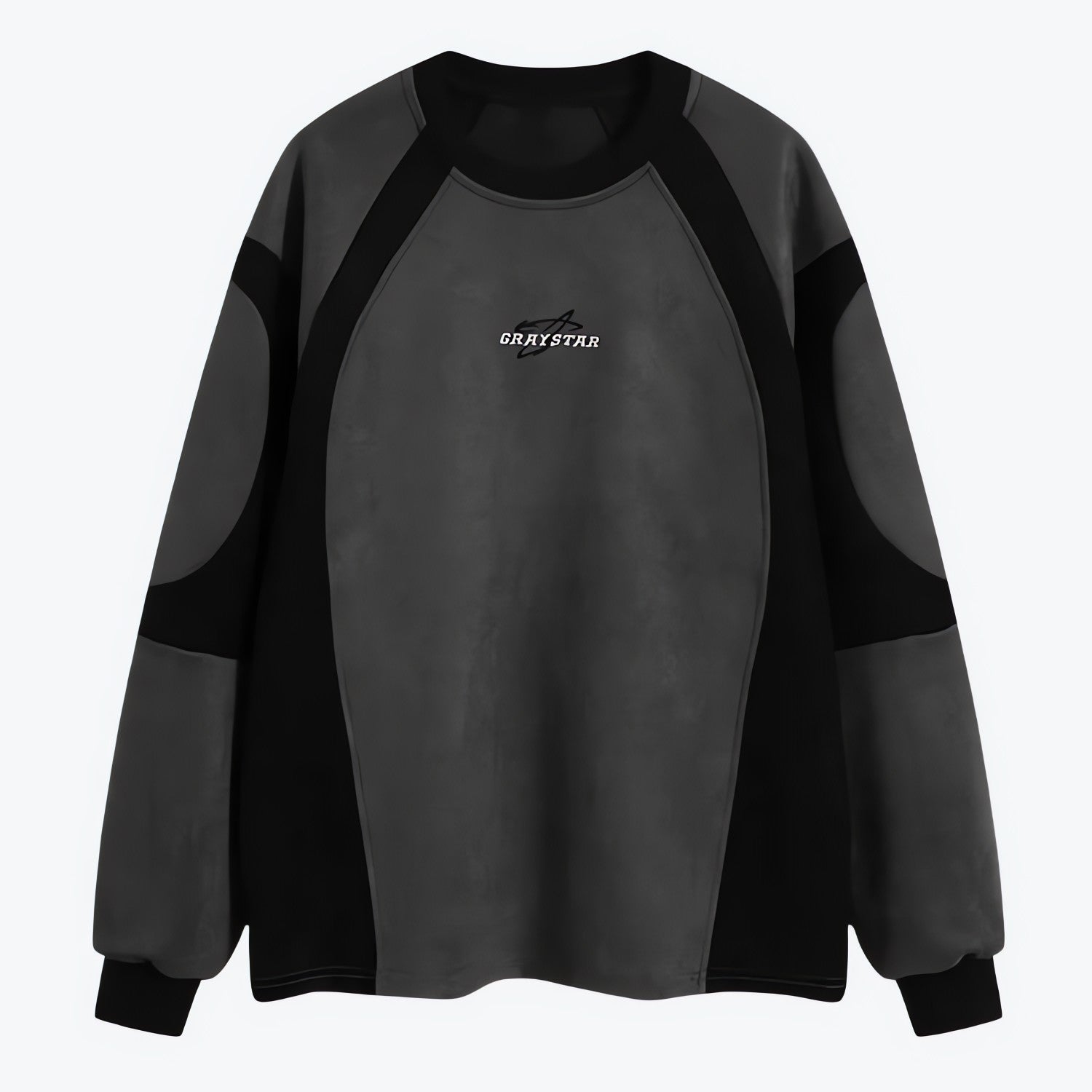 Geometric Shaped Graystar Sweatshirt - KAYSMAR
