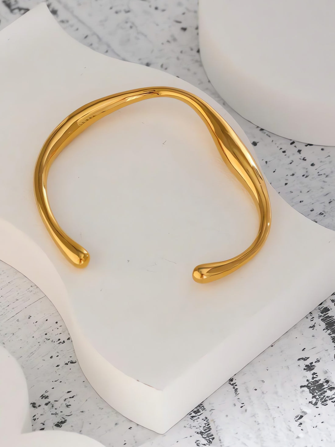 Gold Bangle Bracelet - KAYSMAR