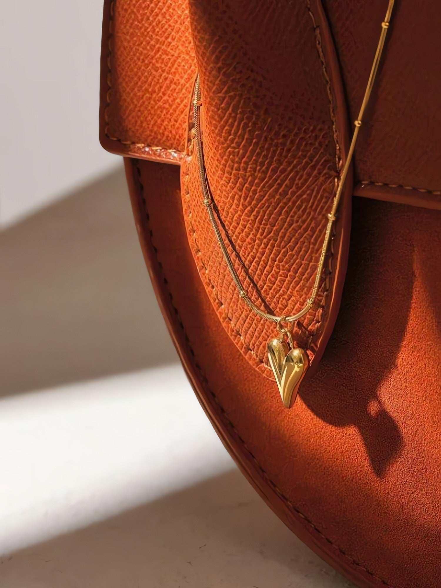 Golden Heart Necklace & Earrings Set - KAYSMAR